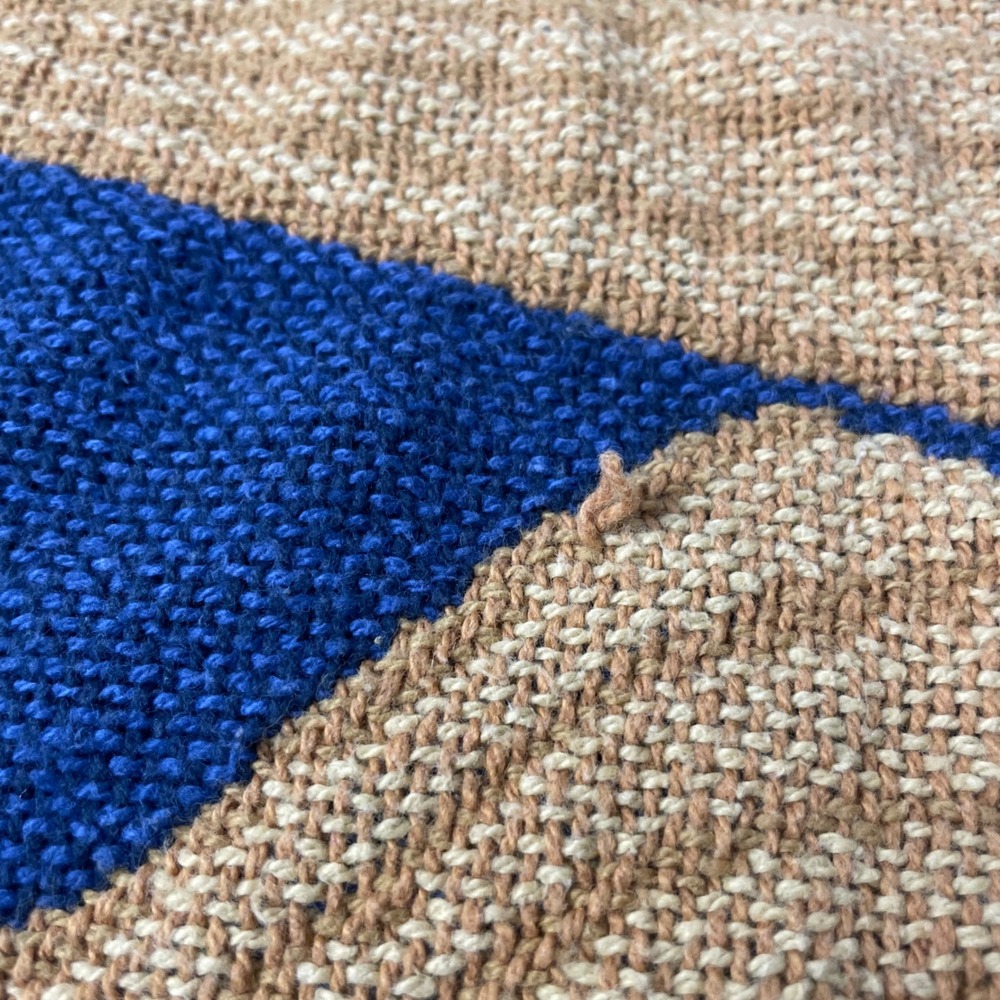 Celestial Blanket Sun Moon Stars Woven Throw FLAWS Hippie Boho Bohemian Witchy - Picture 13 of 16